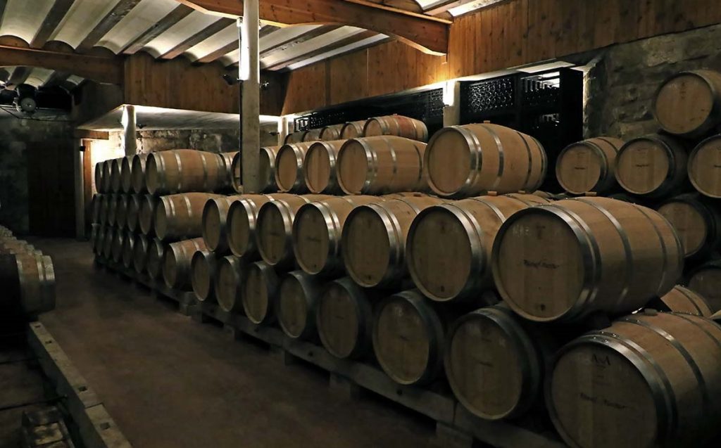 Bodega miguel merino barricas