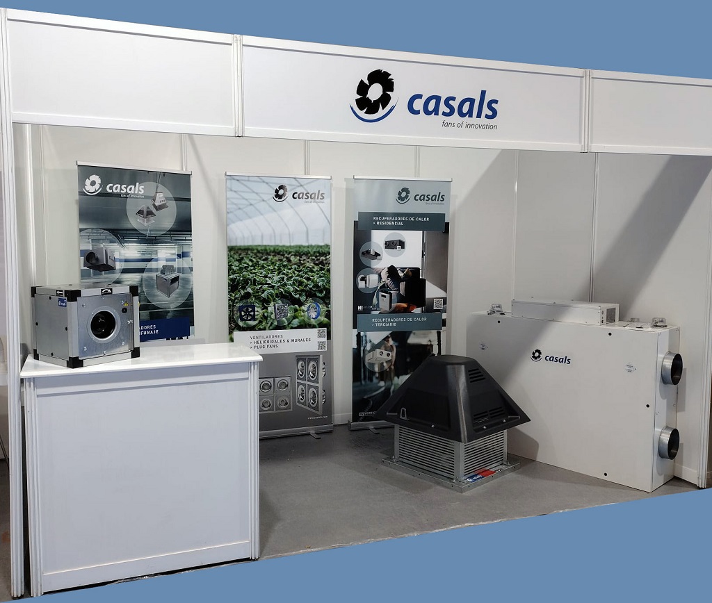 Casals Ventilación Air Industrial Stand