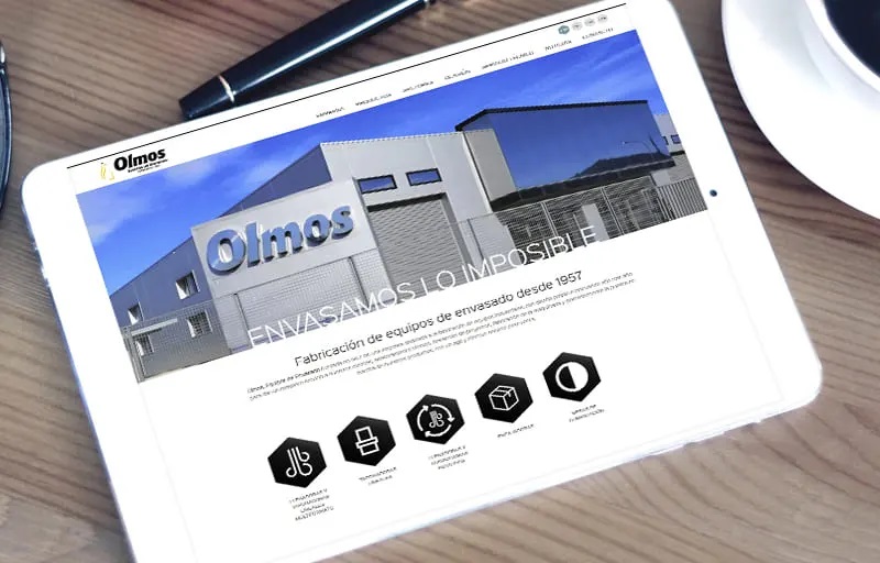 Olmos Equipos de Envasado Fachada