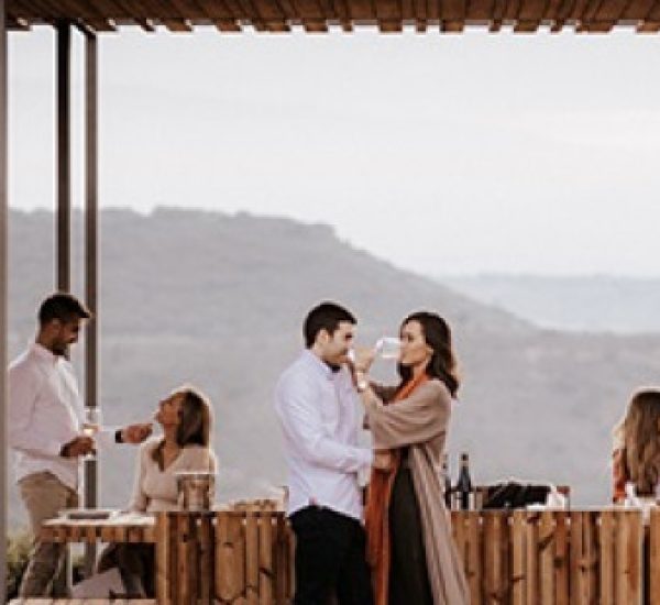 Brunch con vistas panorámicas del viñedo