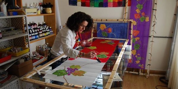 Taller de pintura en seda