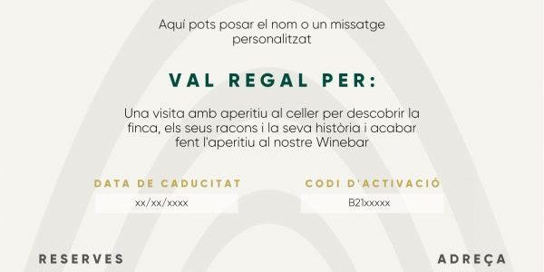 Vale Regalo Actividades