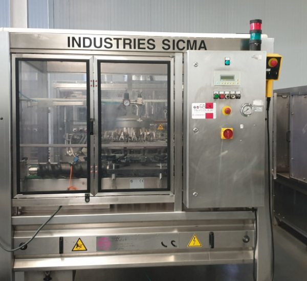 Industries Sicma Enjuagadora de Botellas