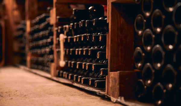marcaje en botellas de vino