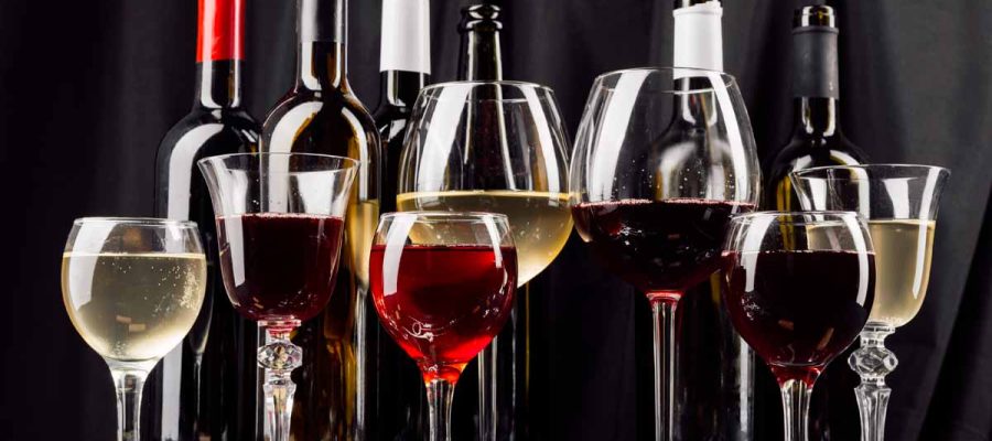 Diferentes tipos de copas de vino